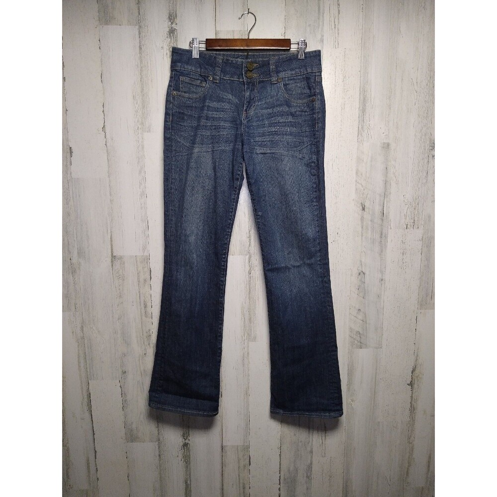 Kut From the Kloth Womens Blue Flap Pockets Bootcut Denim Jeans Size 6